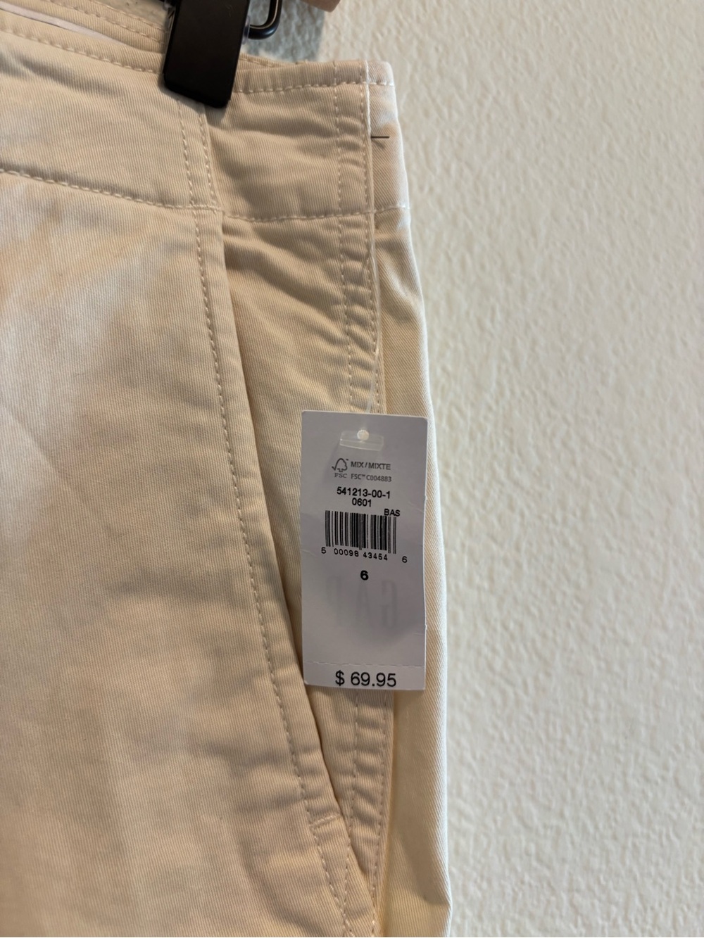 NWT Downtown mid rise GAP khacki Chino Pants - Picture 2 of 5